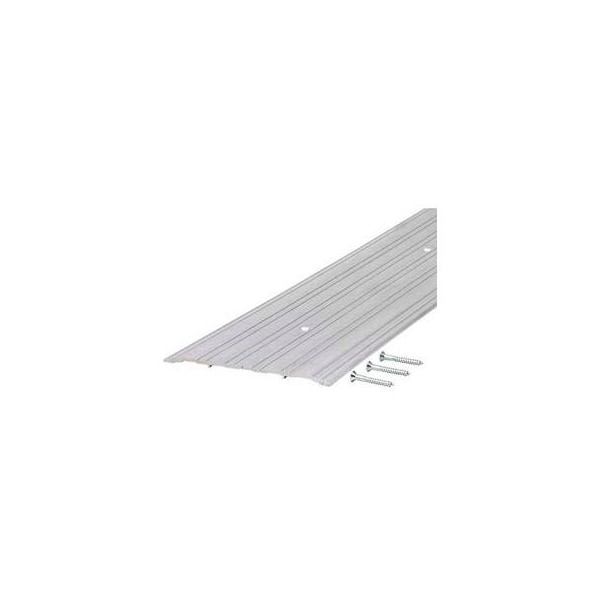 M-D Building Products M-D TH043 Fluted Saddle Threshold, 68684, 72", Silver 68684 - main